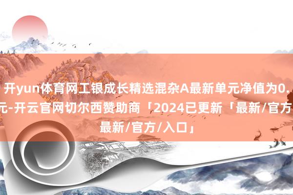 开yun体育网工银成长精选混杂A最新单元净值为0.5352元-开云官网切尔西赞助商「2024已更新「最新/官方/入口」