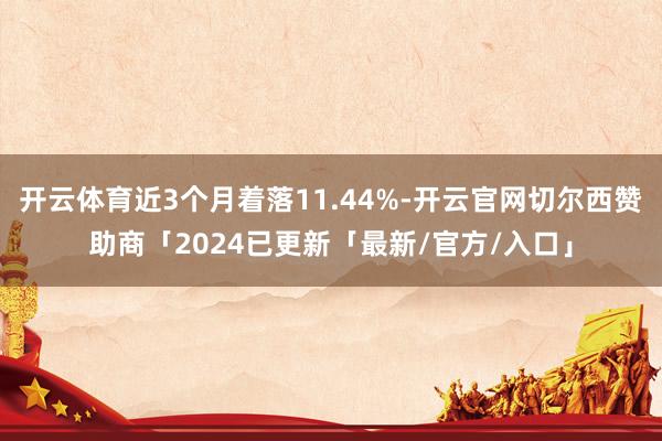 开云体育近3个月着落11.44%-开云官网切尔西赞助商「2024已更新「最新/官方/入口」